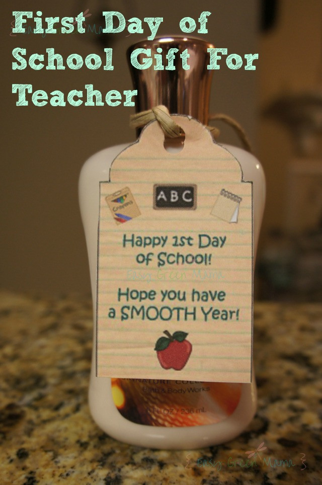 Gift Ideas For First Valentine'S Day
 First Day of School Gift Idea with Free Printable Rays