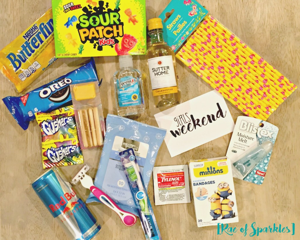 Gift Ideas For Girls Weekend
 Girls Weekend Gift Bags