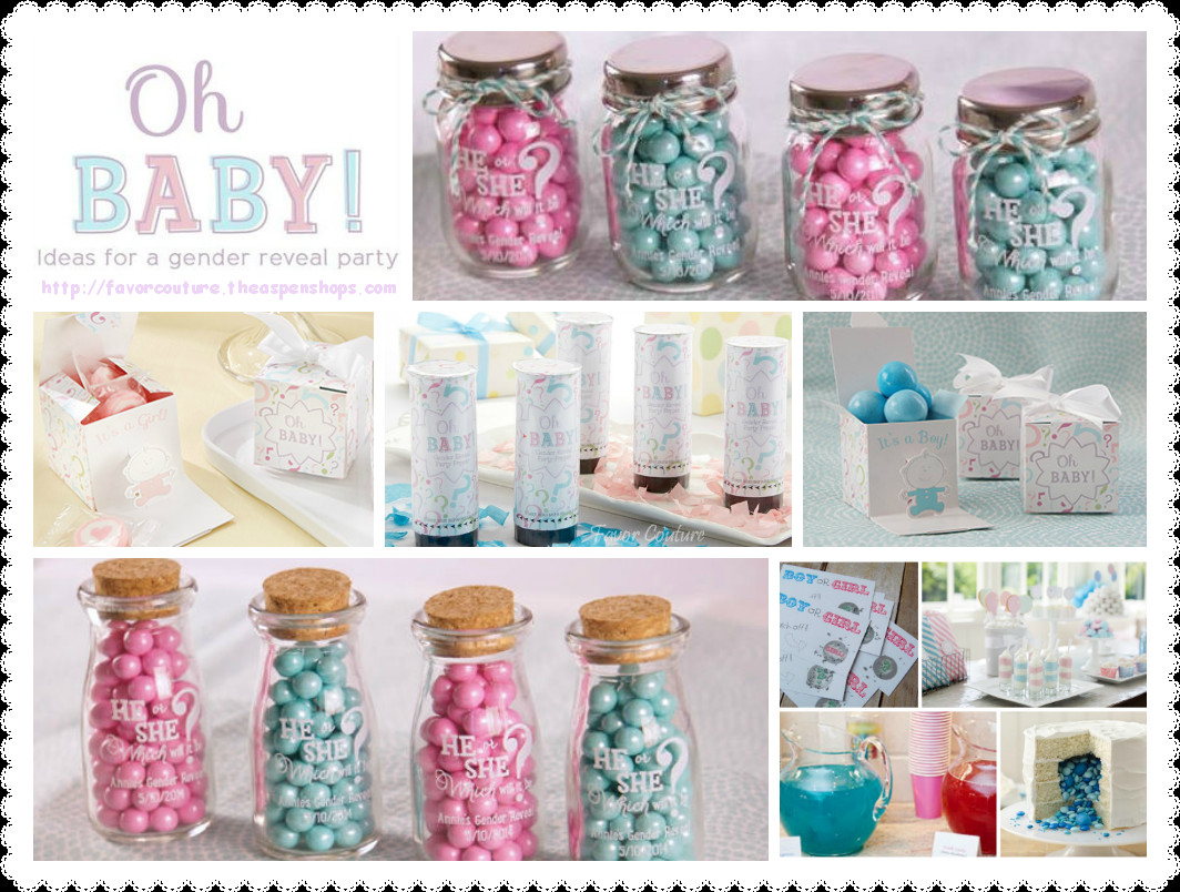 Gift Ideas For Guests At Baby Shower
 Oh Baby Ideas for a genderreveal "Baby Shower " Thank