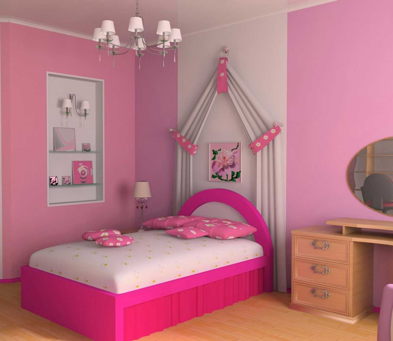 Girl Bedroom Painting Ideas
 Interior Paint Ideas Attractive Color Scheme Toward