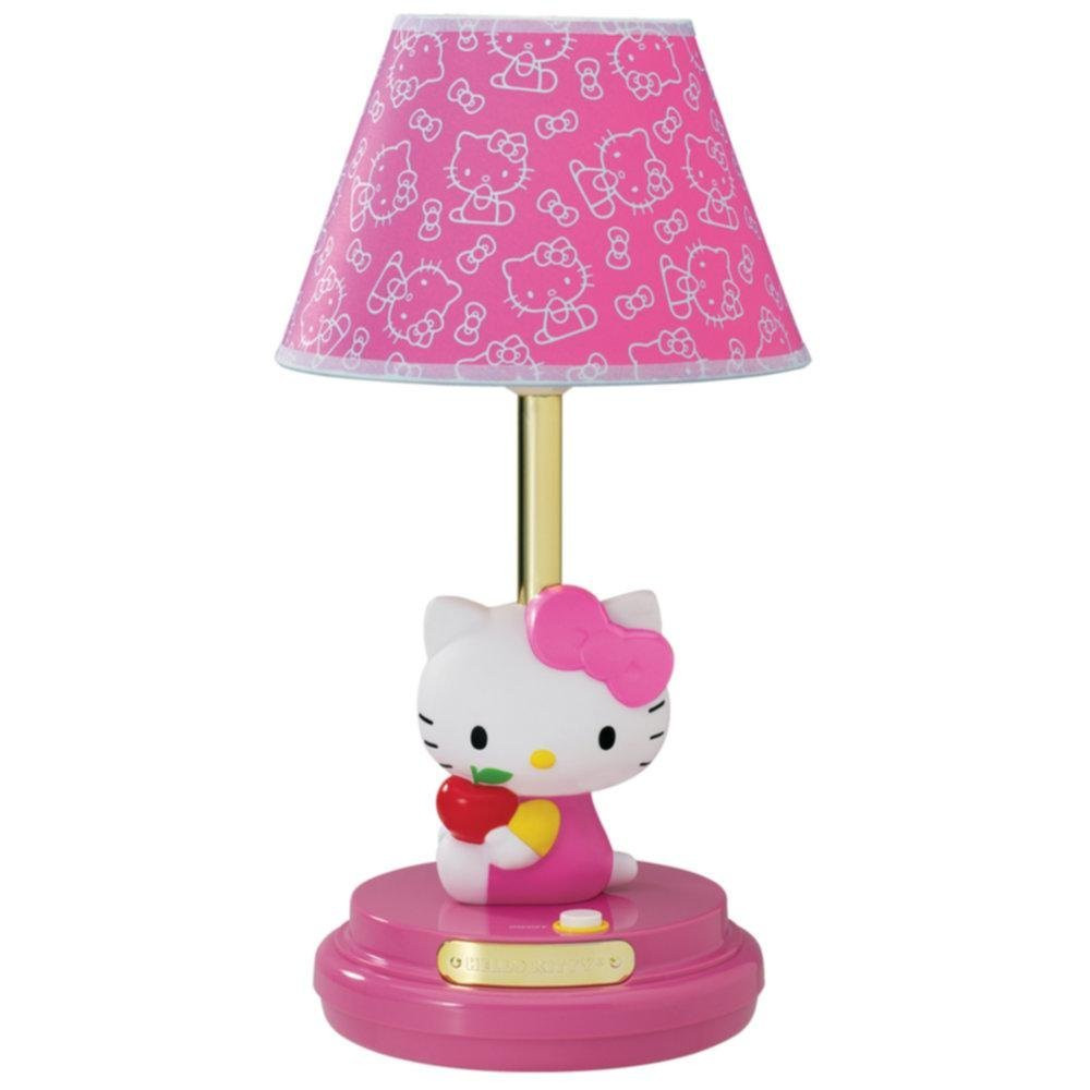 Girls Bedroom Table Lamp
 HELLO KITTY PINK DECORATIVE TABLE LAMP KIDS BEDROOM