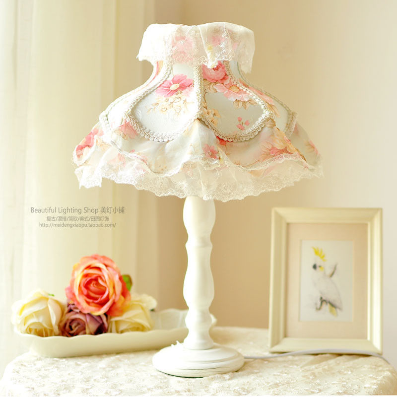 Girls Bedroom Table Lamp
 European style lamp Lace table lamp Princess Room girls