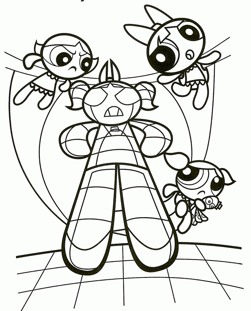 Girls Coloring Sheets
 Free Printable Powerpuff Girls Coloring Pages For Kids