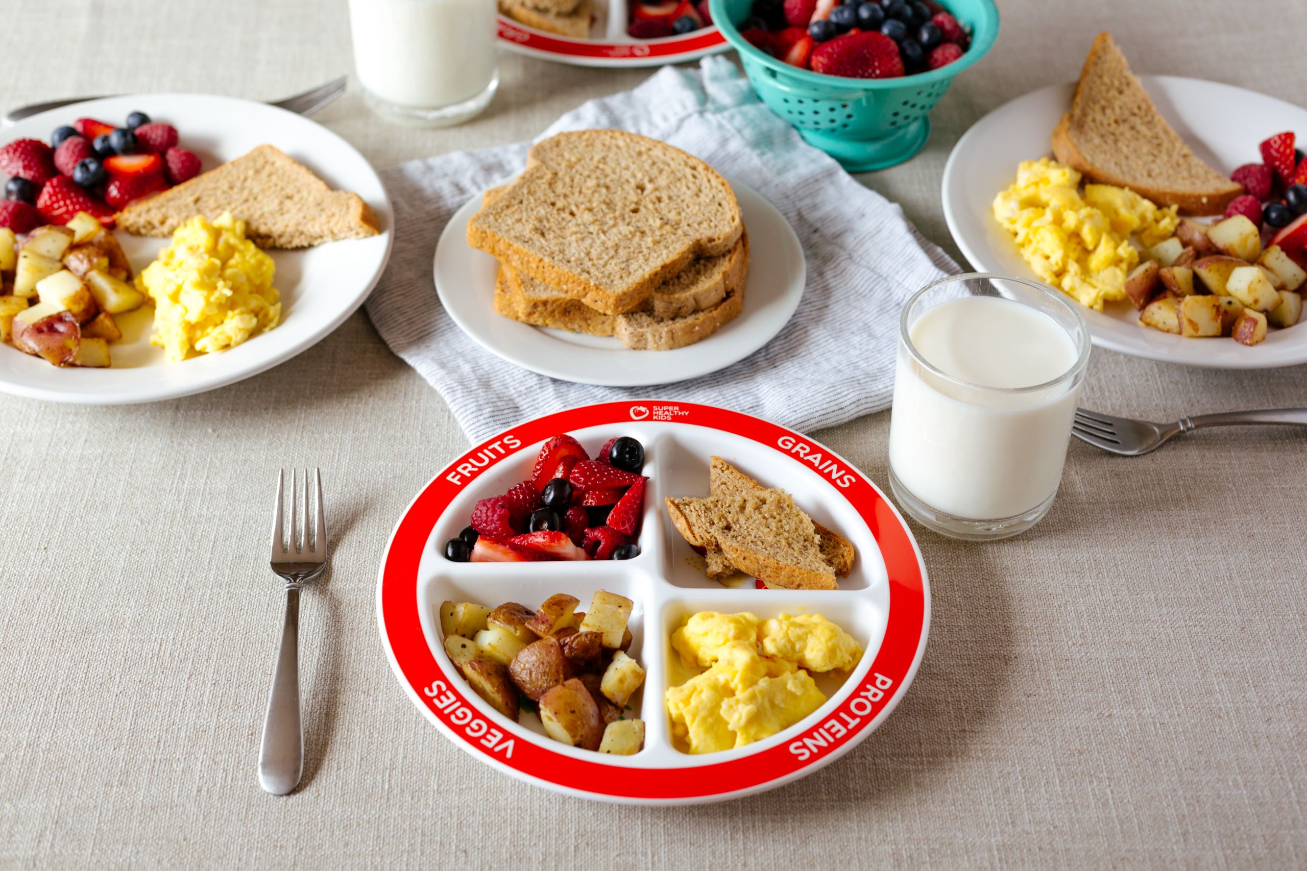 Good Healthy Breakfast
 Healthy Balanced Breakfast with MyPlate