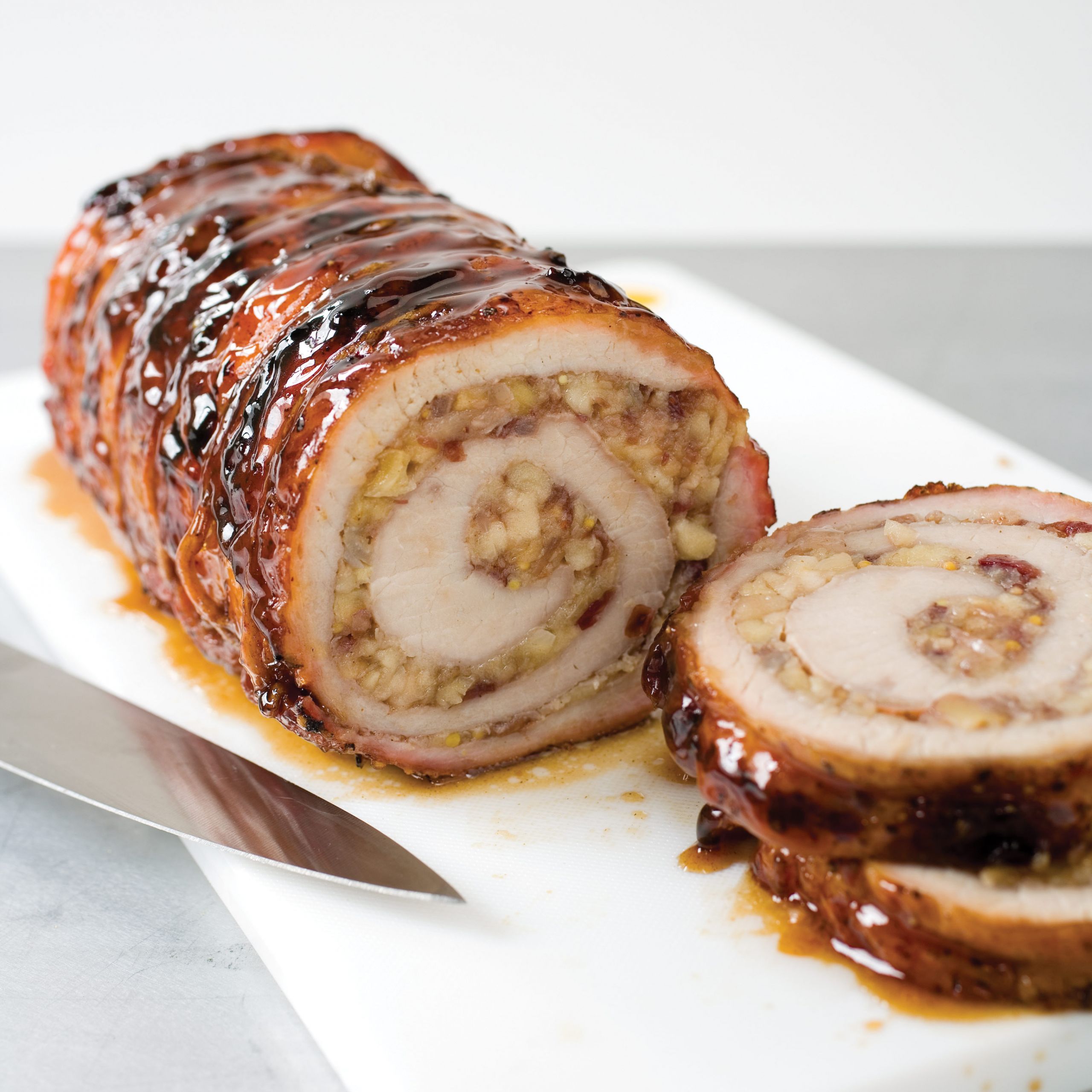 Grilled Pork Loin Roast Recipes
 Grilled Pork Loin with Apple Cranberry Filling on a