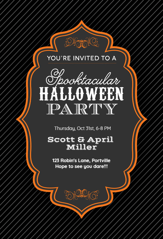 Halloween Birthday Party Invitation Ideas
 Spooktacular Halloween Party Halloween Party Invitation