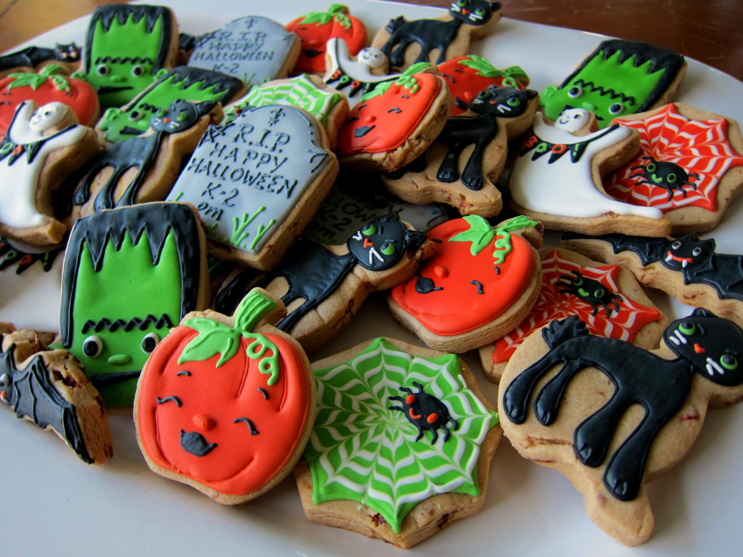 Halloween Cutout Cookies
 Cute Halloween Sugar Cookies s and