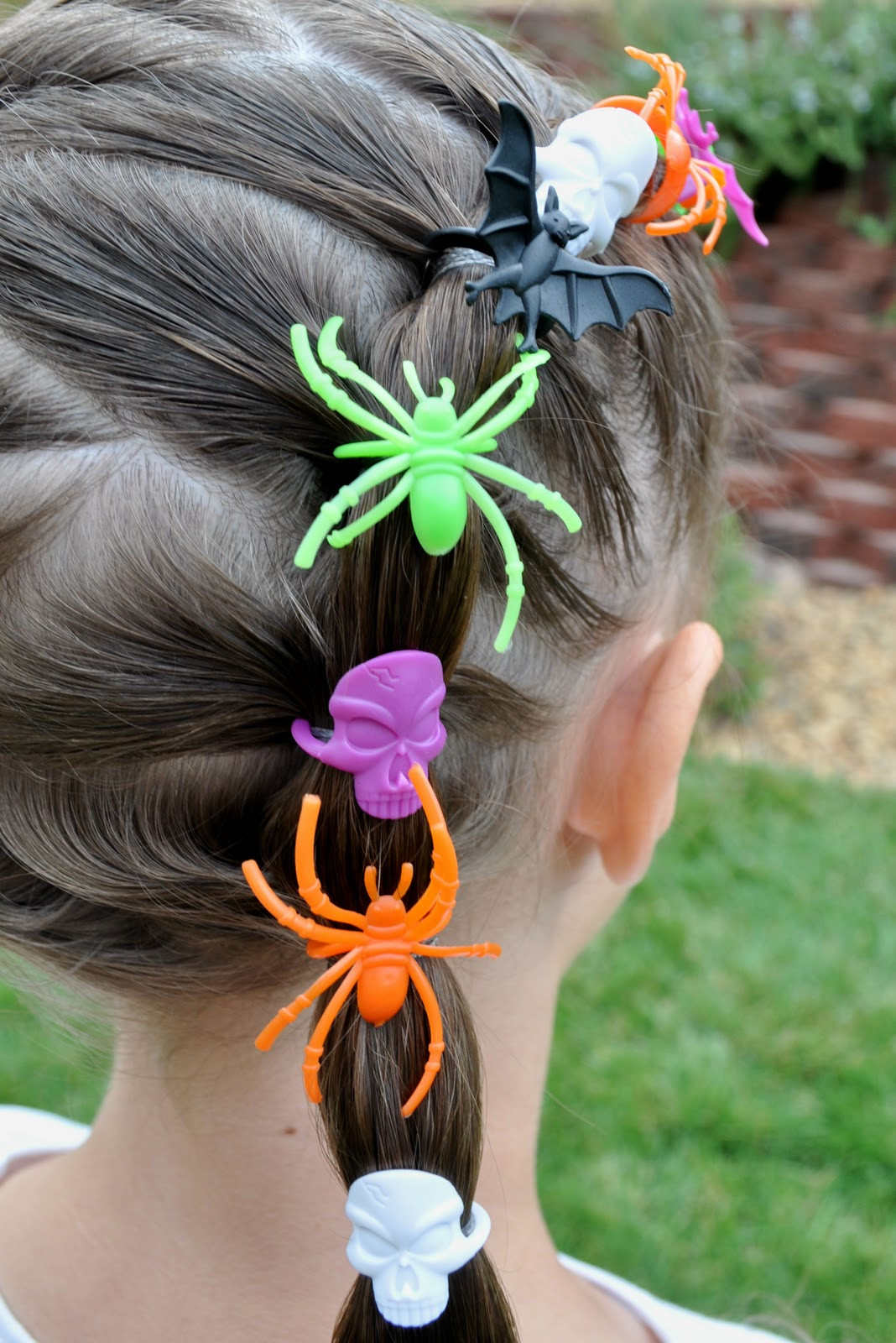 Halloween Hairstyles For Kids
 Princess Piggies Halloween Hairdos Spider Rings