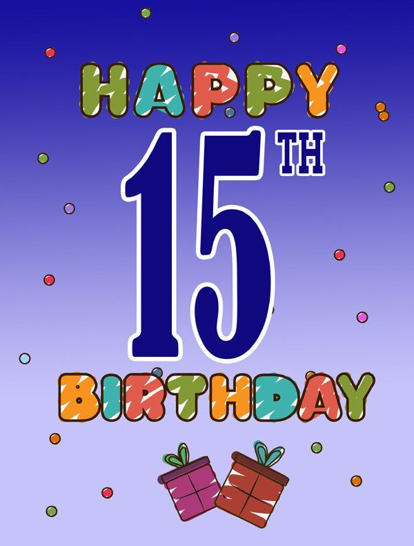 Happy 15th Birthday Quotes
 Happy 15th Birthday 2 Sided Garden Flag