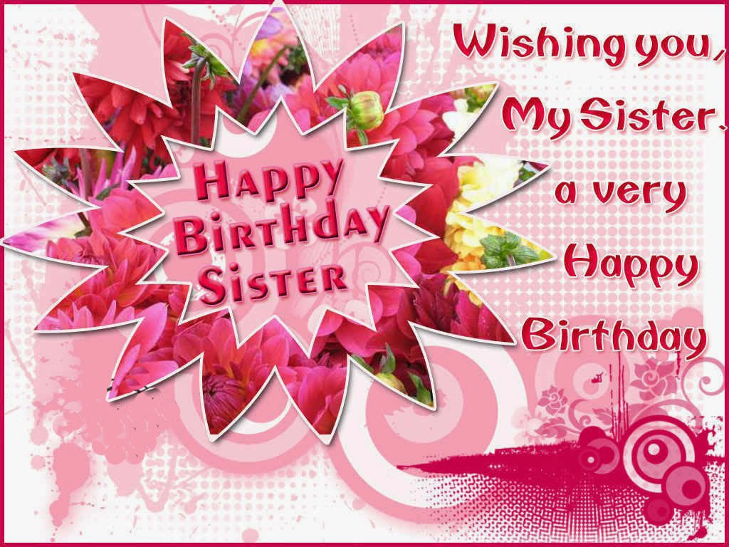 Happy Birthday Wishes To My Sister
 Status Happy Birthday Quotes Greetings Status