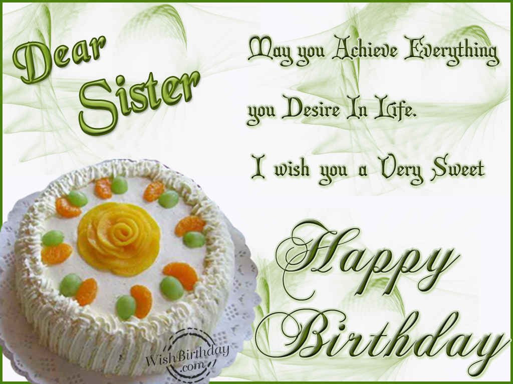 Happy Birthday Wishes To My Sister
 20 Birthday Wishes For Sister Birthday Wishes Zone