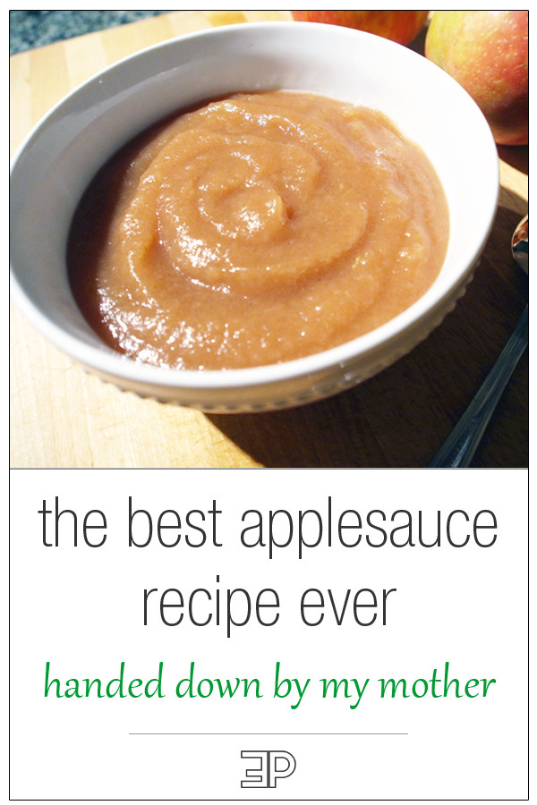 Healthy Applesauce Recipe
 The Best Applesauce Recipe