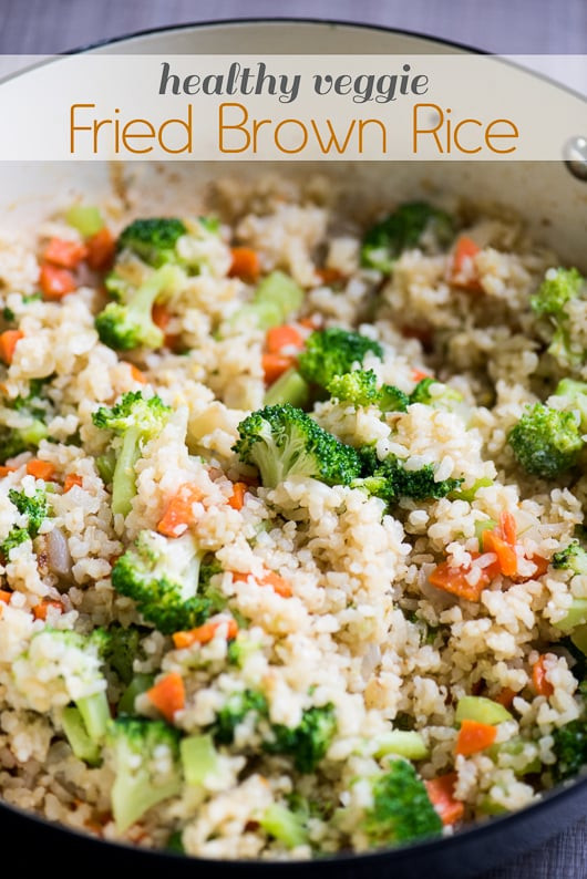 Healthy Brown Rice Recipes
 Healthy Brown Fried Rice Recipe with Broccoli Ve ables