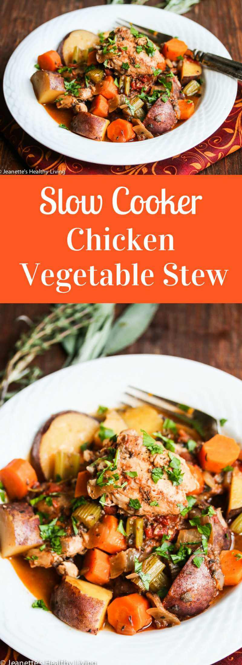 Healthy Stew Recipes
 Slow Cooker Chicken Ve able Stew Recipe Jeanette s