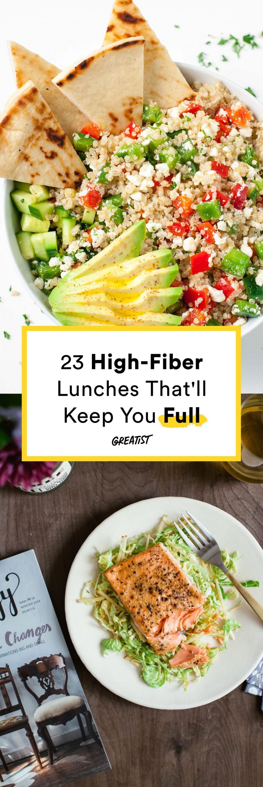 High Fiber Dinners
 23 High Fiber Lunches That ll Keep You Full Til Dinner