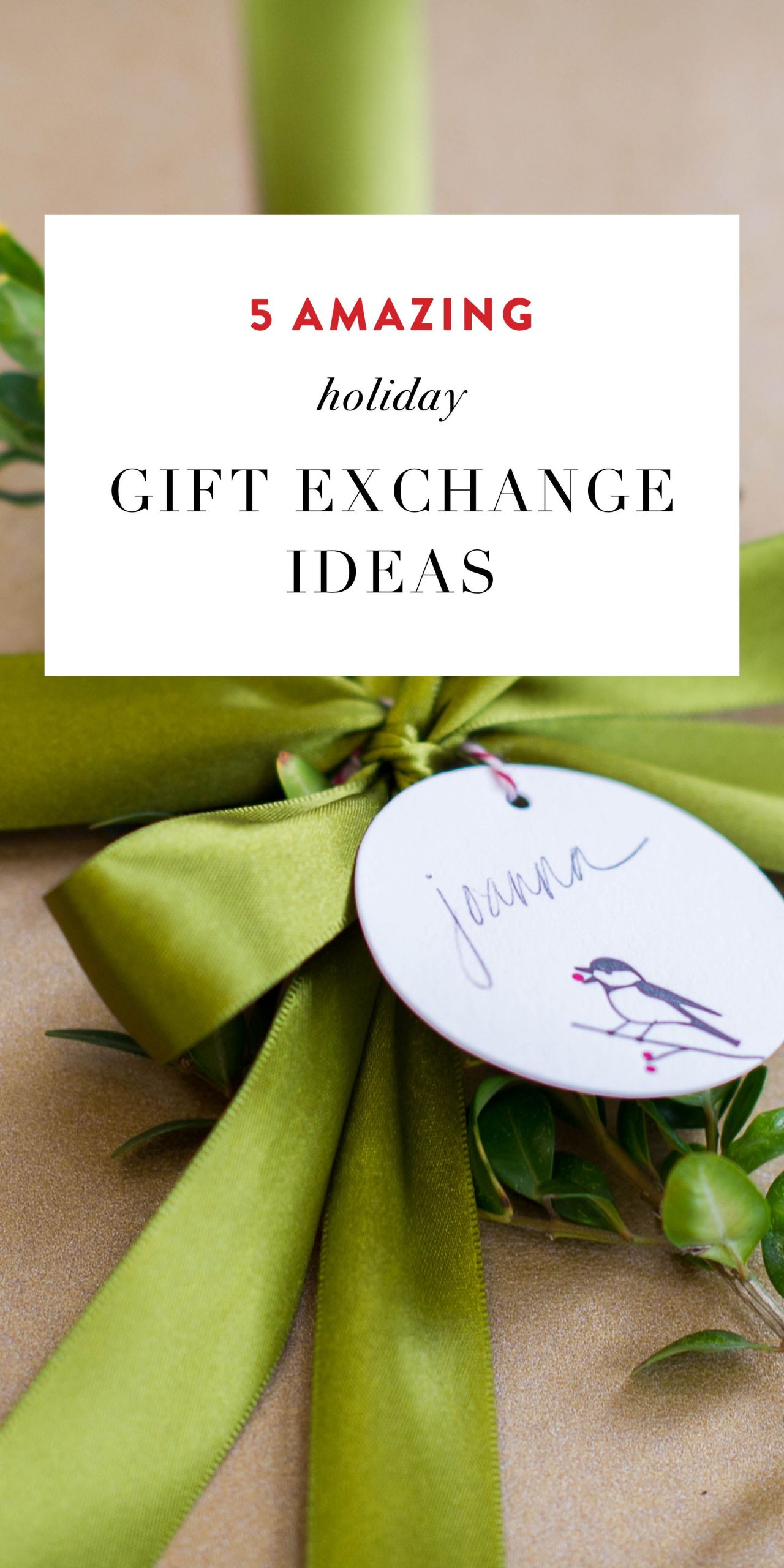 Holiday Family Gift Exchange Ideas
 5 Amazing Holiday Gift Exchange Ideas