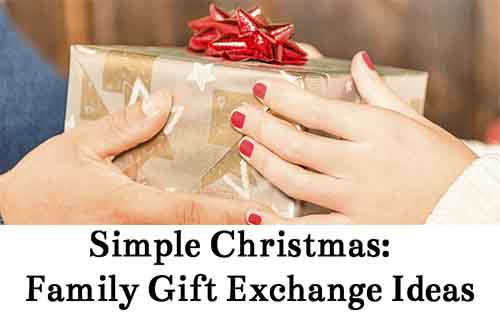 Holiday Family Gift Exchange Ideas
 Simple Christmas Family Gift Exchange Ideas Lil Moo