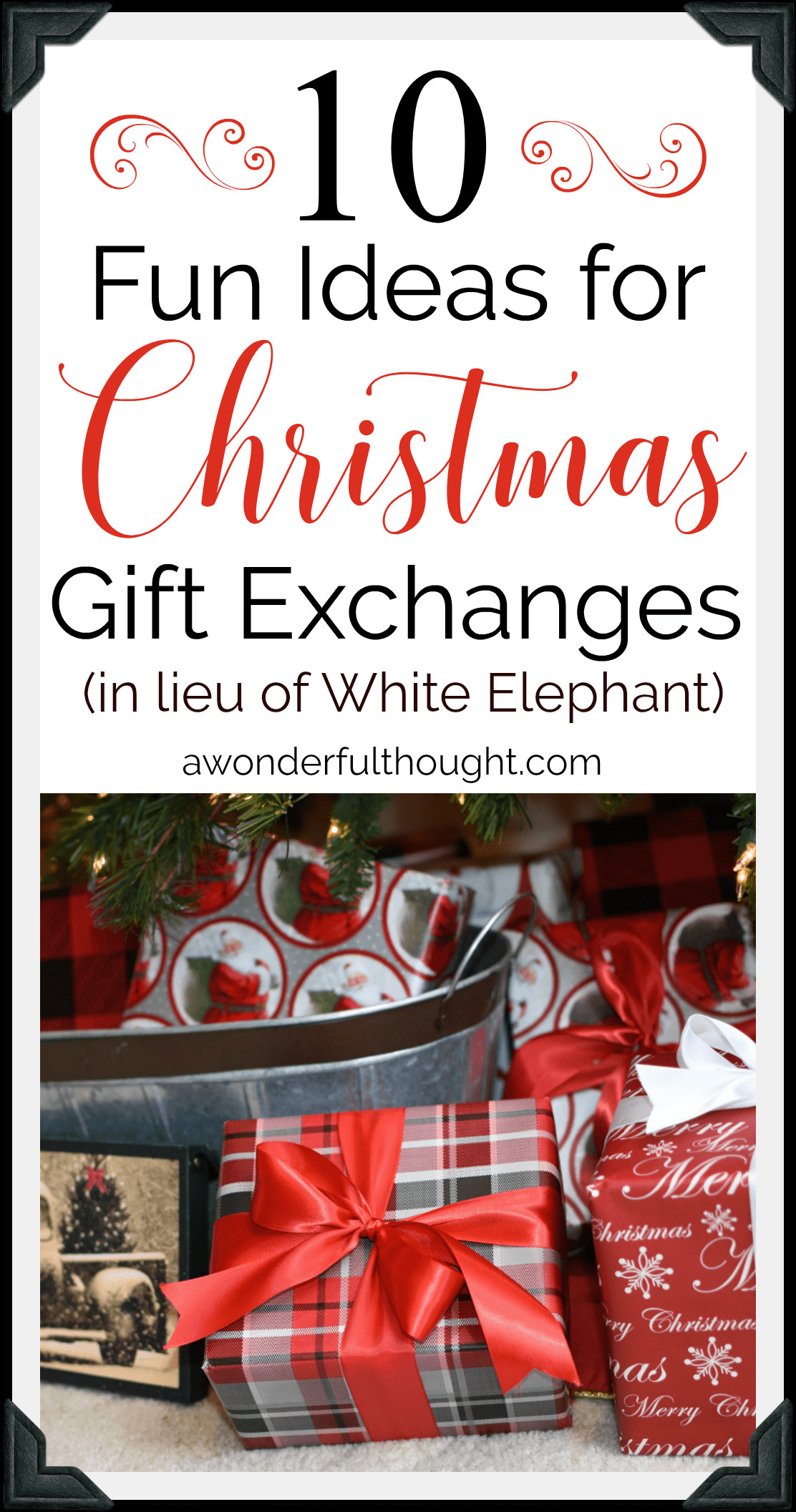 Holiday Gift Exchange Games Ideas
 Christmas Gift Exchange Ideas A Wonderful Thought