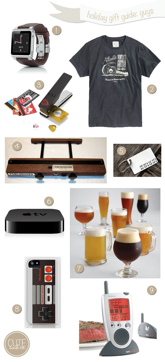 Holiday Gift Ideas For Guys
 Christmas Gift Ideas Guy