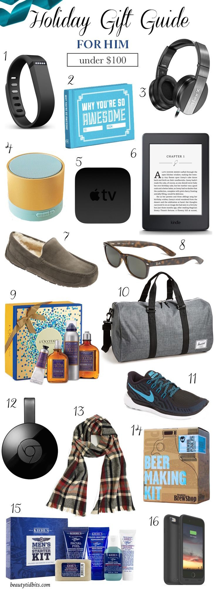 Holiday Gift Ideas For Guys
 16 Holiday Gifts Your Man Will Love And Actually Use