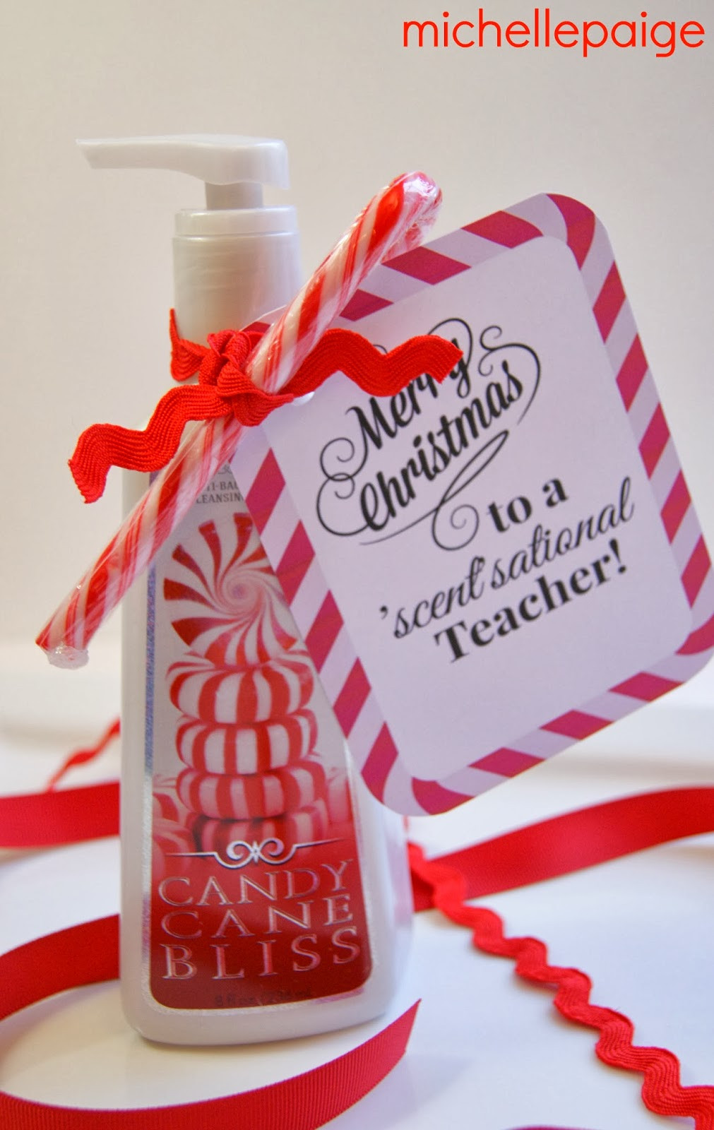 Holiday Teacher Gift Ideas
 michelle paige blogs Quick Teacher Soap Gift for Christmas