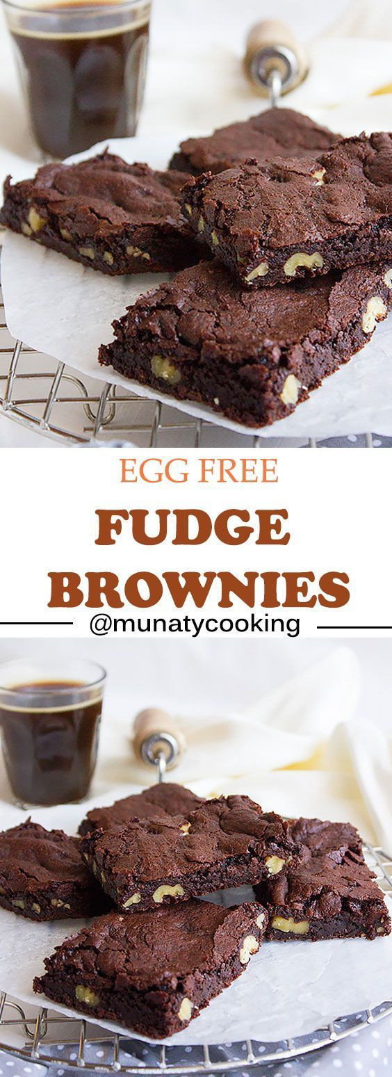 Homemade Brownies Without Eggs
 Pin on Food Brownies Cakes & Pies