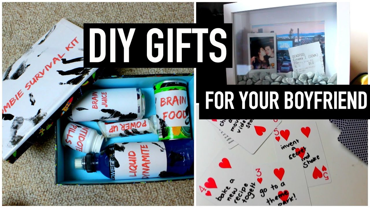 Homemade Gift Ideas Your Boyfriend
 DIY Gifts for your boyfriend partner husband etc Last