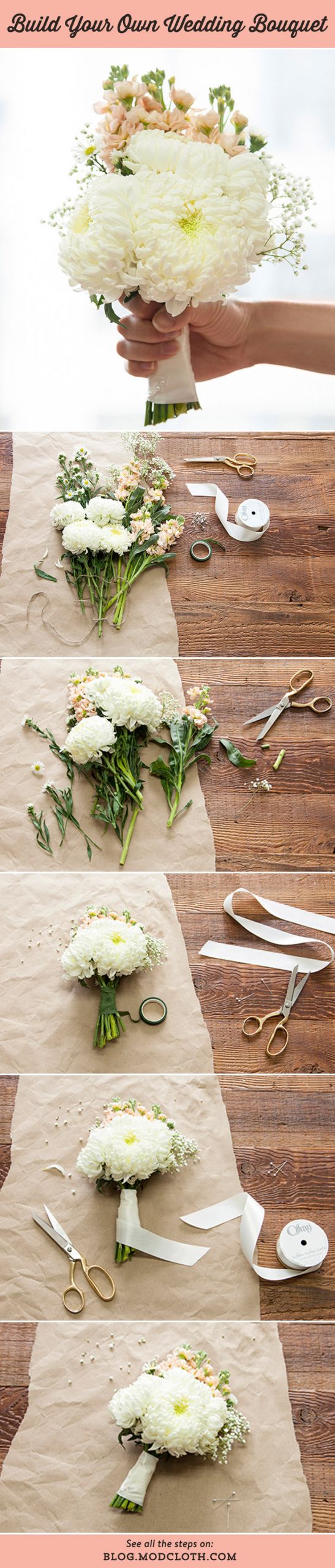 How To DIY Wedding Flowers
 Build Your Own Wedding Bouquet With This Easy DIY