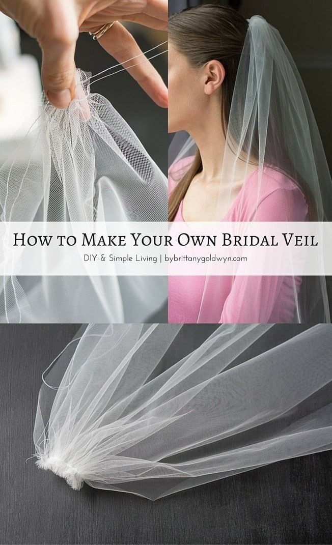 How To Make A Wedding Veil With A Tiara
 How to Make a Bridal Veil With a b