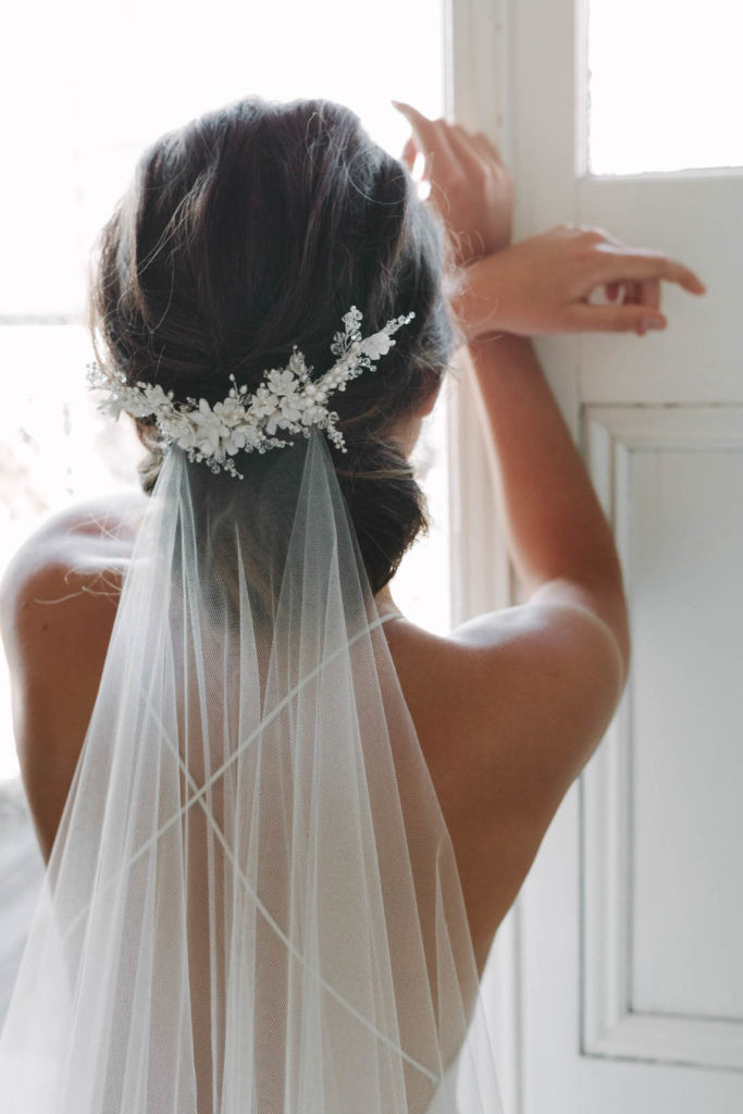 How To Make A Wedding Veil With A Tiara
 How to layer wedding veils and headpieces TANIA MARAS