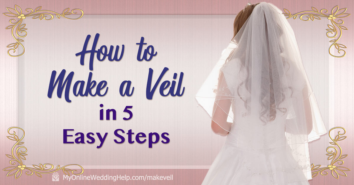 How To Make A Wedding Veil With A Tiara
 How to Make a Wedding Veil in 5 Easy Steps DIY bridal
