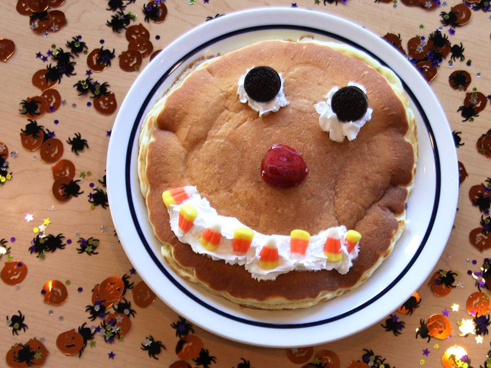 Ihop Free Pancakes Halloween
 IHOP Free Scary Face pancake for kids on Halloween