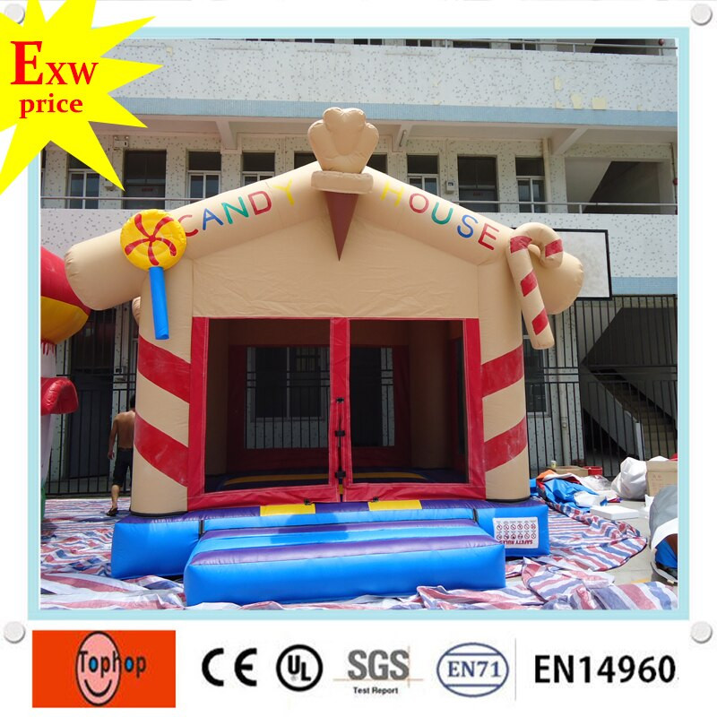 Indoor Bounce Houses For Kids
 famliy size 0 55mm pvc tarpaulin indoor playground mini