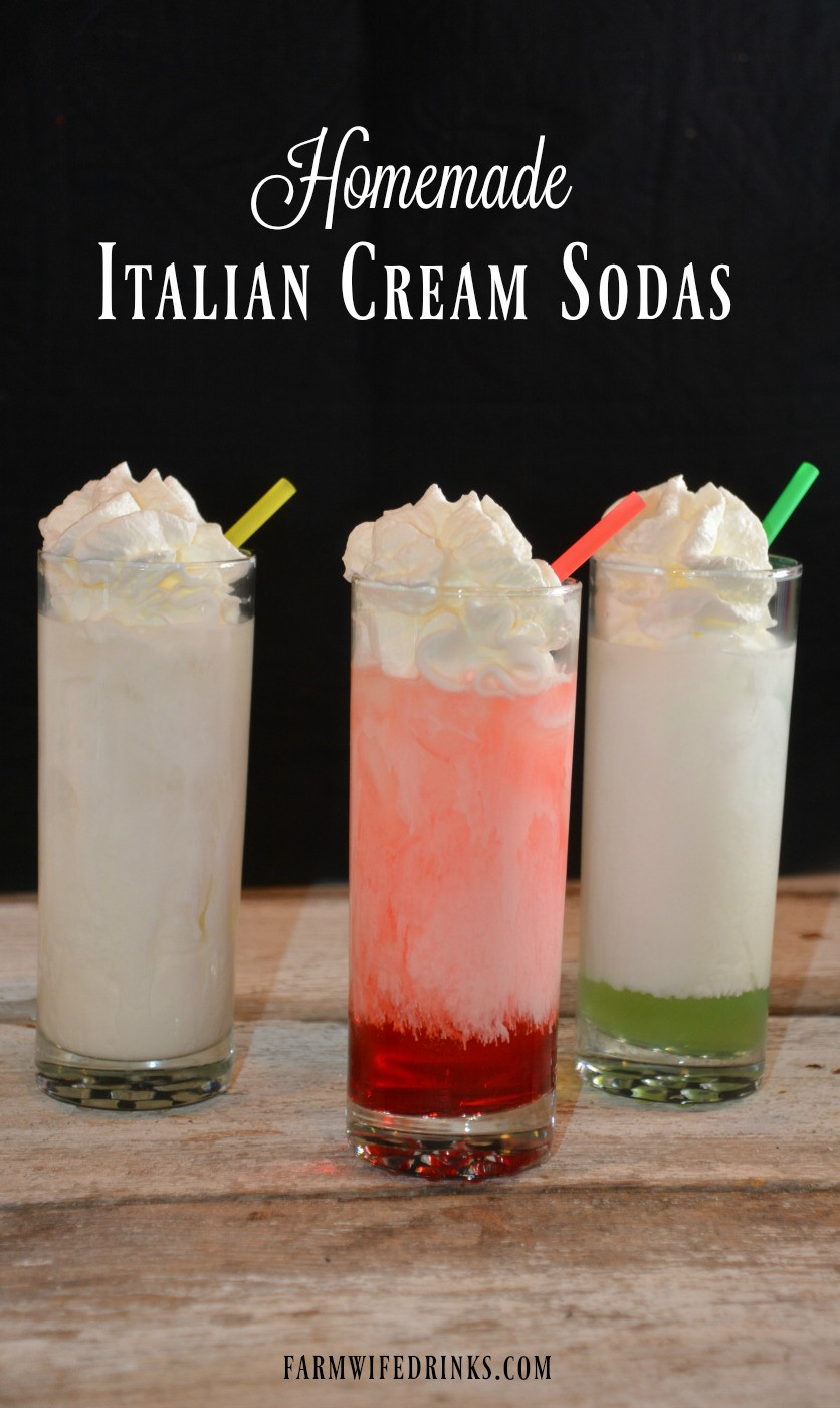 Italian Cocktail Recipes
 Homemade Italian Cream Sodas The Farmwife Drinks