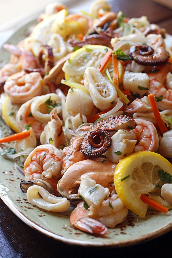 Italian Marinated Seafood Salad Recipes
 lidia bastianich poached seafood salad