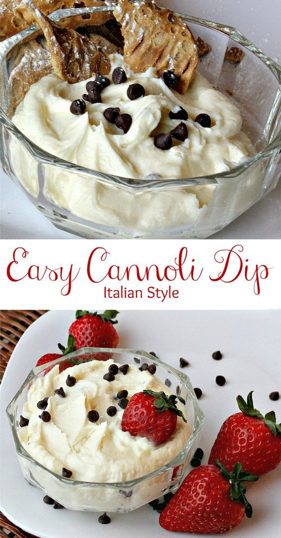 Italian Recipes Cannoli Dip
 Homemade Easy Italian Cannoli Dip Recipe