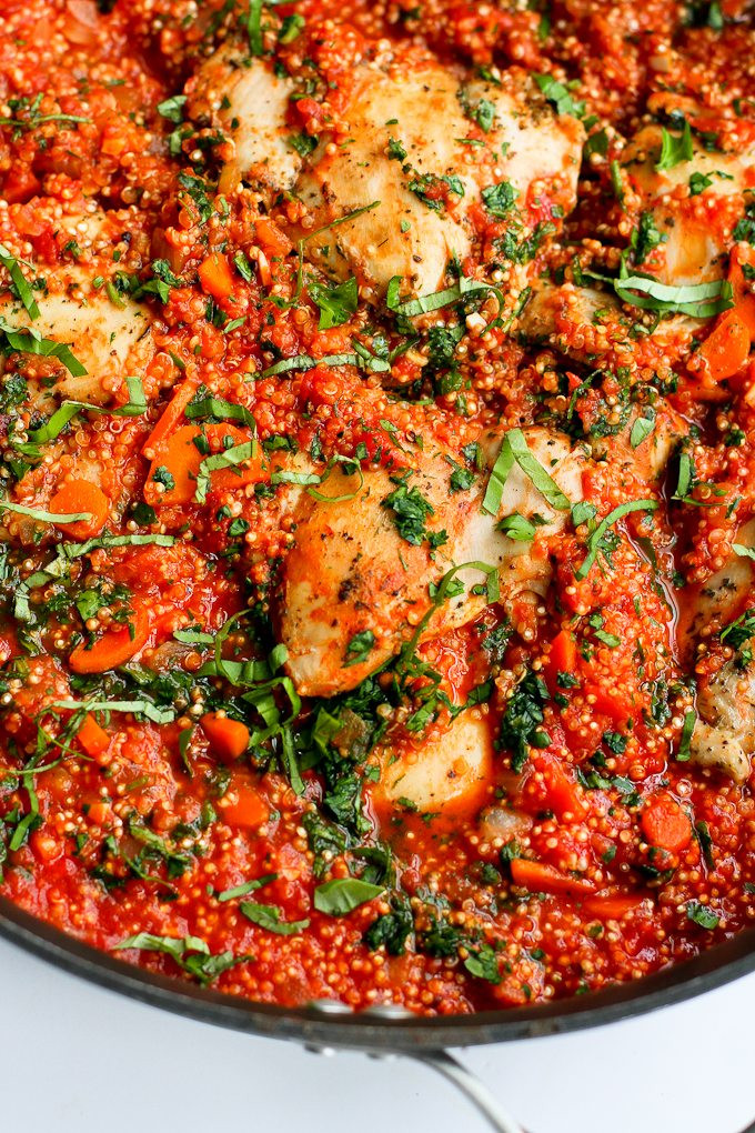 Italian Recipes With Chicken
 e Pot Italian Chicken & Quinoa Recipe Cookin Canuck