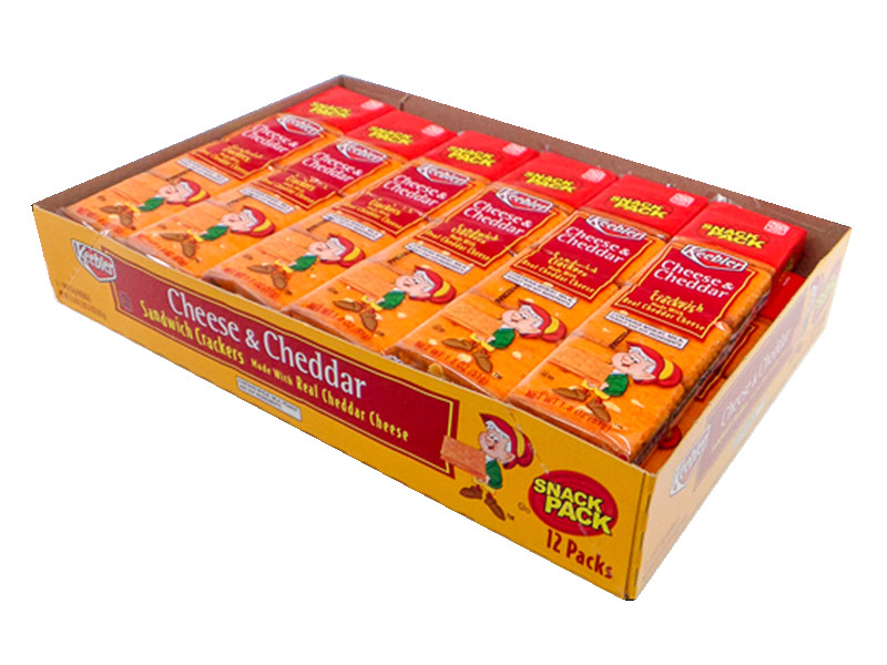 Keebler Sandwich Crackers
 Keebler Sandwich Crackers Cheese and Cheddar 12 units