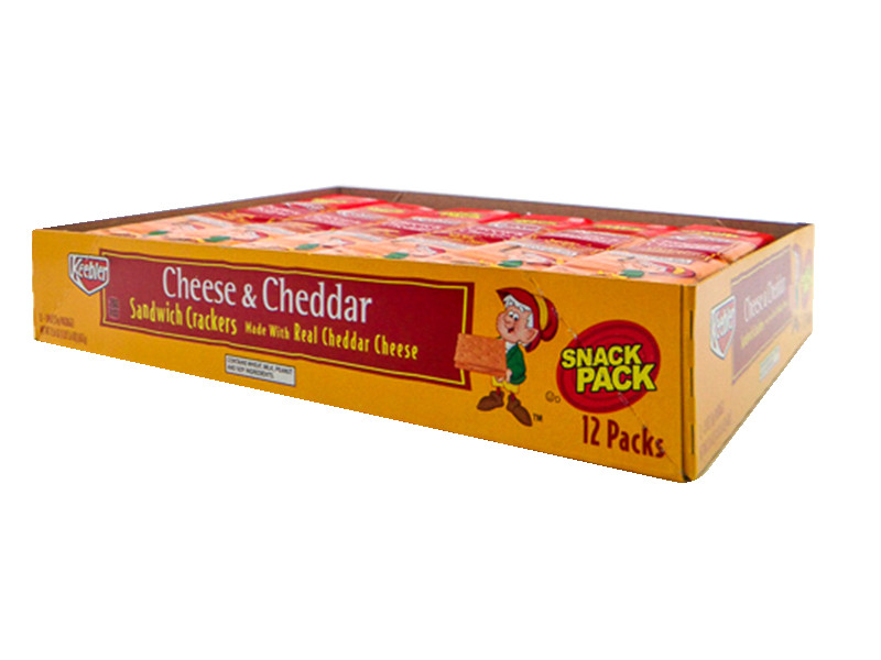 Keebler Sandwich Crackers
 Keebler Sandwich Crackers Cheese and Cheddar 12 units