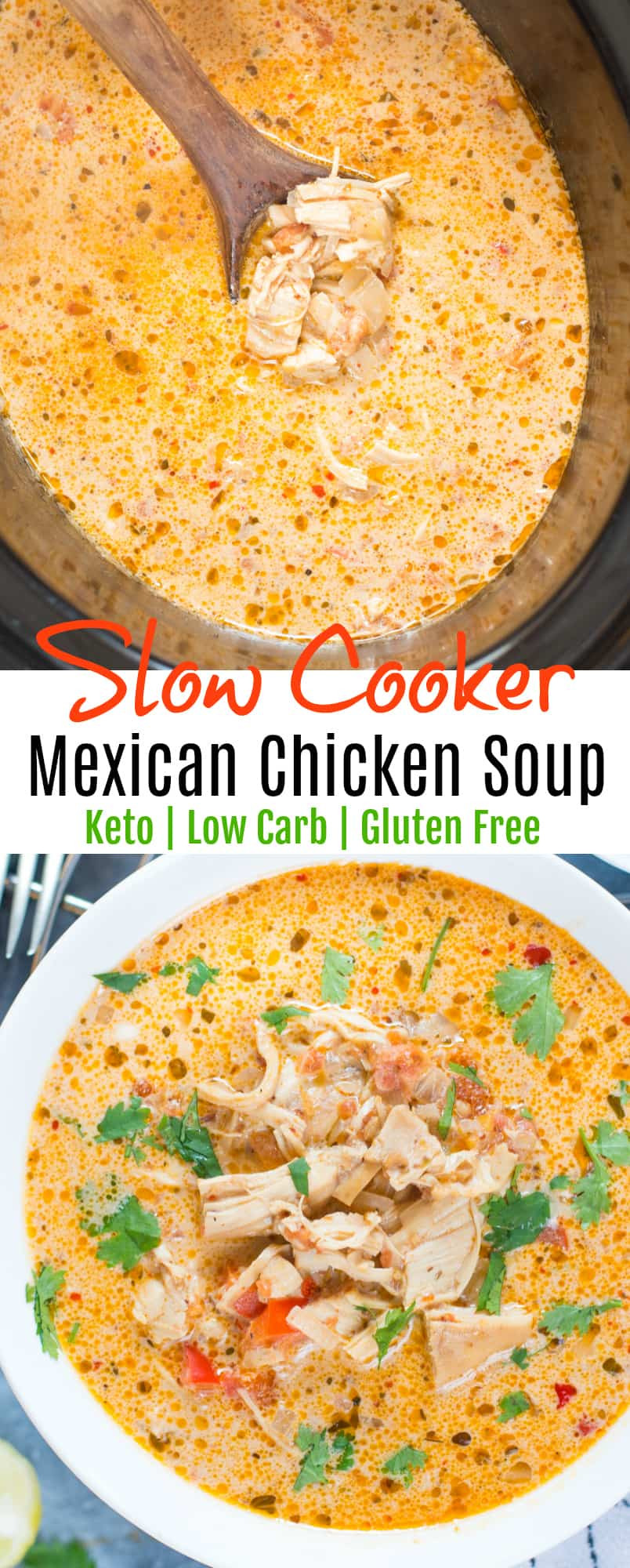 Keto Mexican Chicken Soup
 SLOW COOKER MEXICAN CHICKEN SOUP The flavours of kitchen