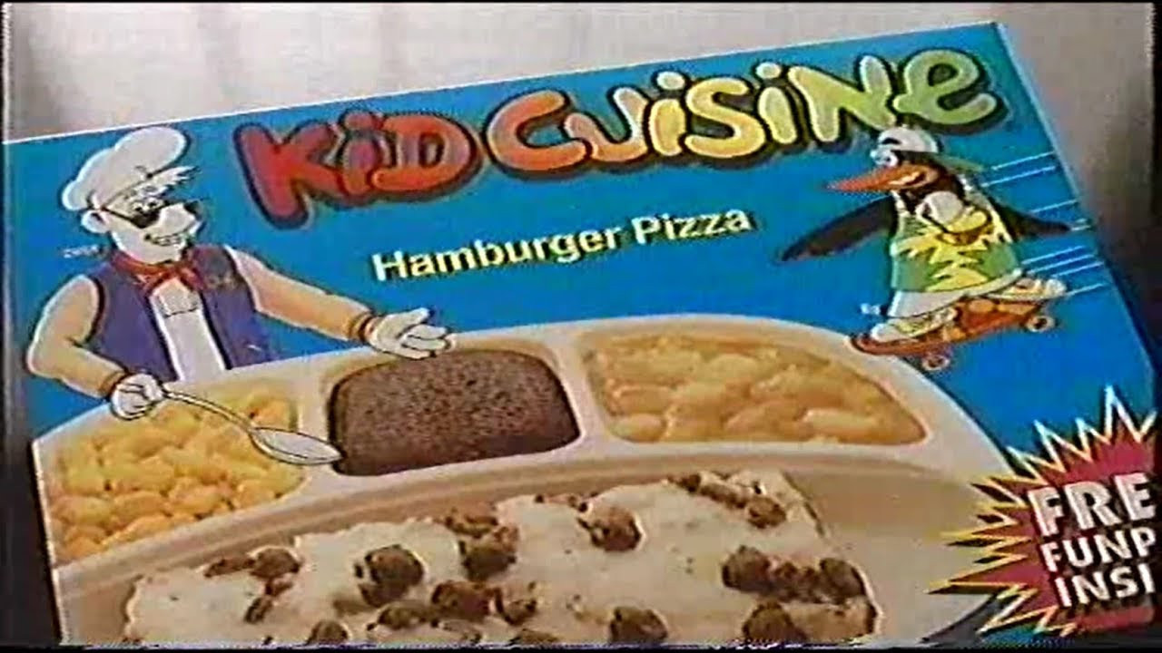 Kids Frozen Dinners
 Kid Cuisine Frozen Dinner 90s Era mercial