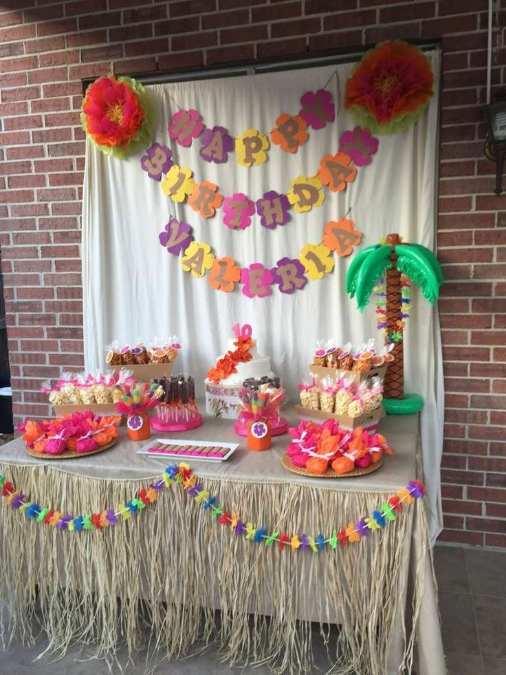 Kids Luau Party Ideas
 Hawaiian luau birthday party See more party ideas at