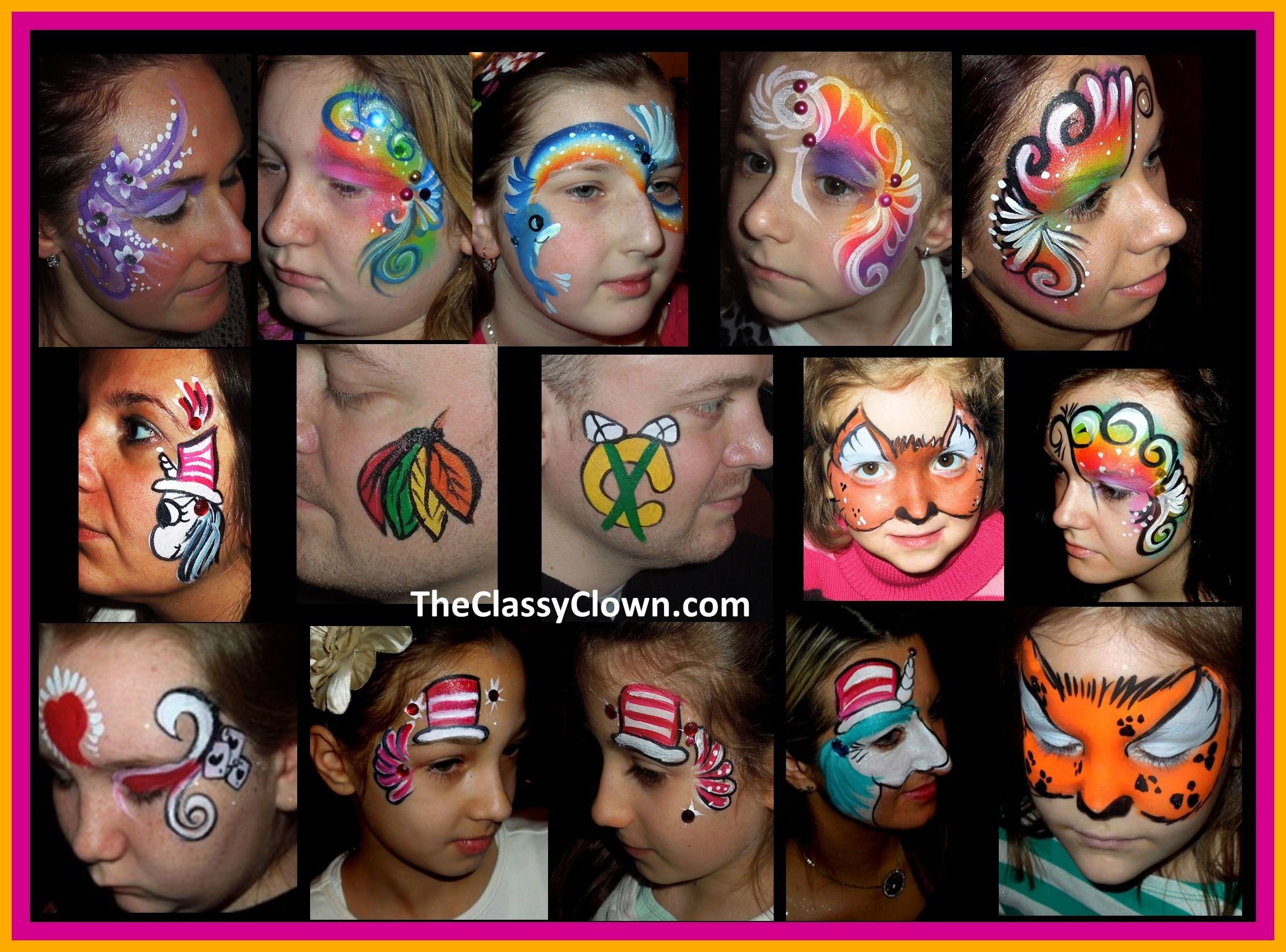 Kids Party Face Painting
 Great face painting ideas for kids parties Chicago Face