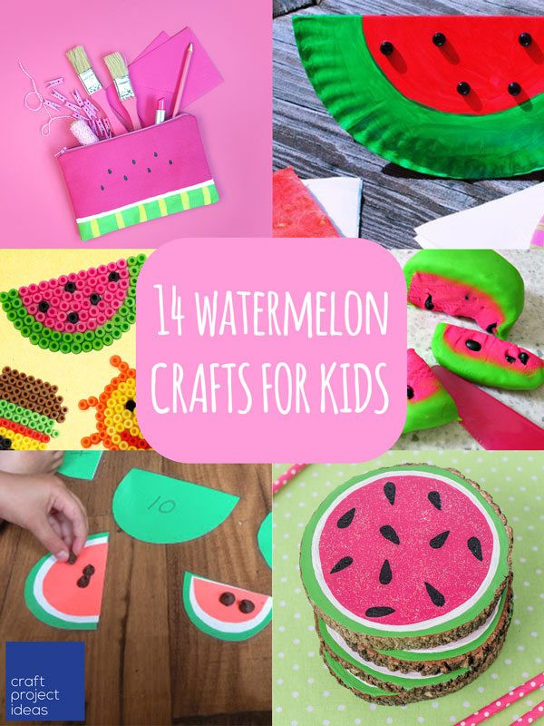Kids Project Ideas
 14 Watermelon Crafts for Kids Craft Project Ideas