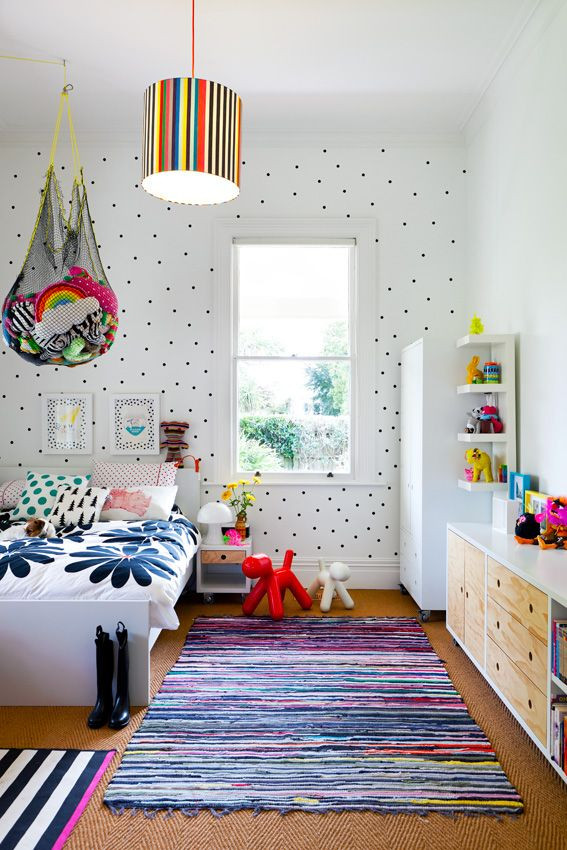 Kids Room Pinterest
 Decorate The Kids Bedroom With Some Polka Dots