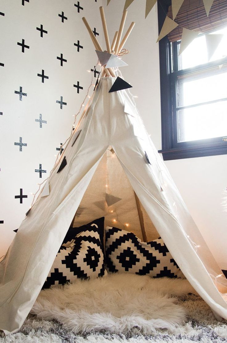 Kids Room Teepee
 An Interior Stylist s Glam Midwest Remodel