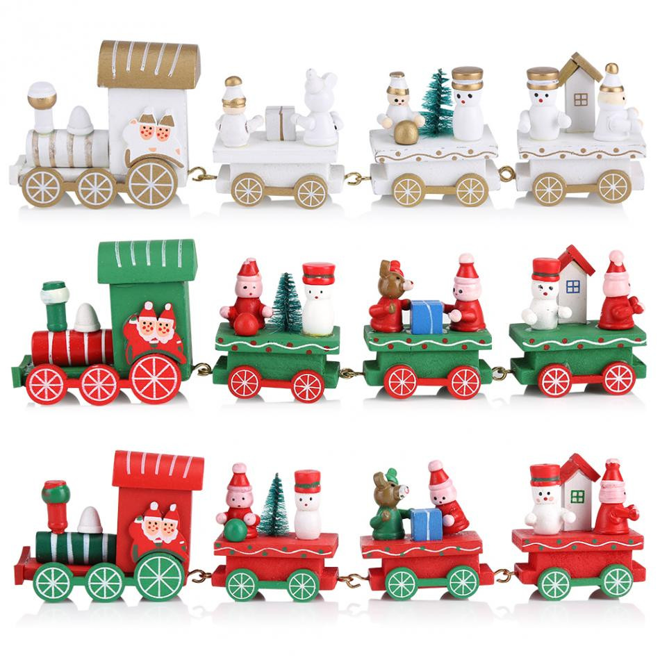 Kids Train Decor
 Home New Year Christmas Wooden Train Decor Kids Toy