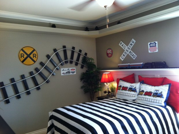 Kids Train Decor
 DIY Train Bedroom for Kids • The Bud Decorator