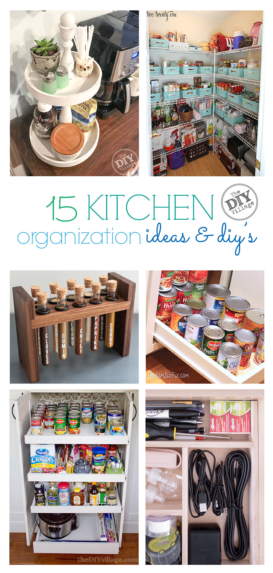 Kitchen Organization DIY
 15 Great Kitchen Organization Ideas and DIY s The DIY