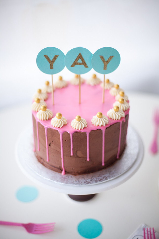 Layered Birthday Cake Recipes
 Layered Birthday Drippy Cake Recipe